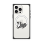 プレミアムスクエアケース with MagSafe［ オリジナル - CASEPLAYイヌ - border collie ］