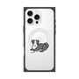 プレミアムスクエアケース with MagSafe［ オリジナル - CASEPLAYイヌ - border collie ］
