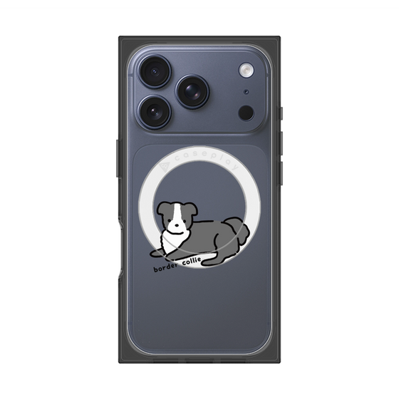プレミアムスクエアケース with MagSafe［ オリジナル - CASEPLAYイヌ - border collie ］