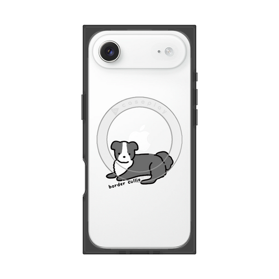 プレミアムスクエアケース with MagSafe［ オリジナル - CASEPLAYイヌ - border collie ］