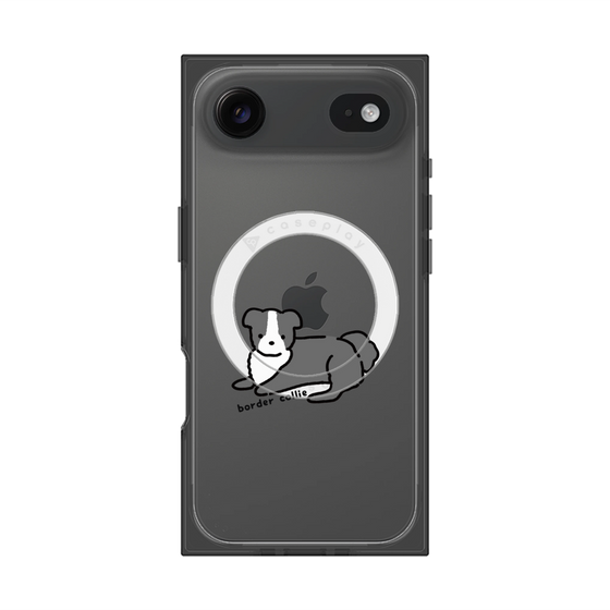 プレミアムスクエアケース with MagSafe［ オリジナル - CASEPLAYイヌ - border collie ］