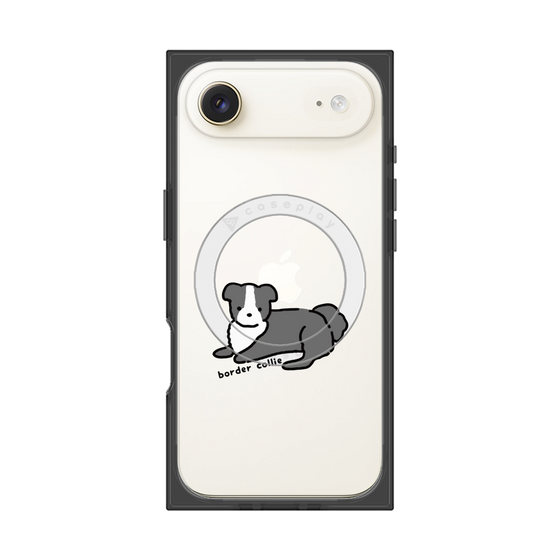 プレミアムスクエアケース with MagSafe［ オリジナル - CASEPLAYイヌ - border collie ］