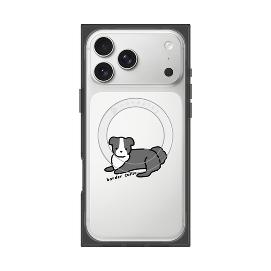プレミアムスクエアケース with MagSafe［ オリジナル - CASEPLAYイヌ - border collie ］