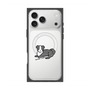 プレミアムスクエアケース with MagSafe［ オリジナル - CASEPLAYイヌ - border collie ］