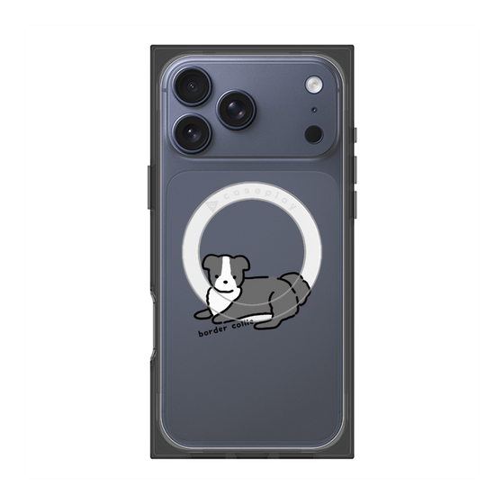 プレミアムスクエアケース with MagSafe［ オリジナル - CASEPLAYイヌ - border collie ］