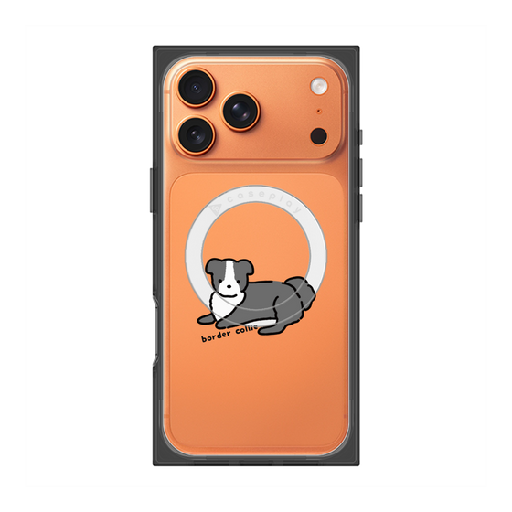 プレミアムスクエアケース with MagSafe［ オリジナル - CASEPLAYイヌ - border collie ］