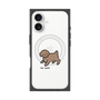 プレミアムスクエアケース with MagSafe［ オリジナル - CASEPLAYイヌ - toy pooh ］