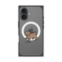 プレミアムスクエアケース with MagSafe［ オリジナル - CASEPLAYイヌ - toy pooh ］