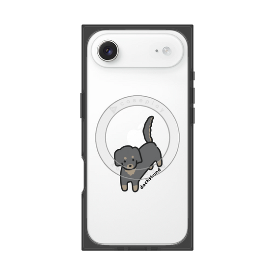 プレミアムスクエアケース with MagSafe［ オリジナル - CASEPLAYイヌ - dachsund ］