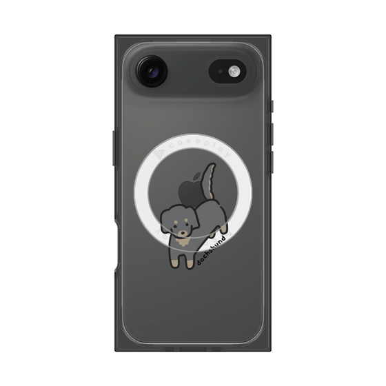 プレミアムスクエアケース with MagSafe［ オリジナル - CASEPLAYイヌ - dachsund ］