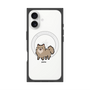 プレミアムスクエアケース with MagSafe［ オリジナル - CASEPLAYイヌ - pome ］