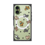 プレミアムスクエアケース with MagSafe［ オリジナル - CASEPLAYイヌ総柄 - color ］