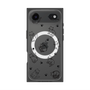プレミアムスクエアケース with MagSafe［ オリジナル - CASEPLAYネコ総柄 - black ］