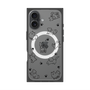 プレミアムスクエアケース with MagSafe［ オリジナル - CASEPLAYイヌ総柄 - black ］