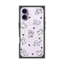 プレミアムスクエアケース with MagSafe［ オリジナル - CASEPLAYイヌ総柄 - black ］