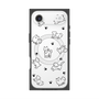 プレミアムスクエアケース with MagSafe［ オリジナル - CASEPLAYイヌ総柄 - black ］