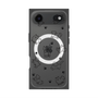 プレミアムスクエアケース with MagSafe［ オリジナル - CASEPLAYイヌ総柄 - black ］