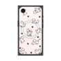 プレミアムスクエアケース with MagSafe［ オリジナル - CASEPLAYイヌ総柄 - black ］
