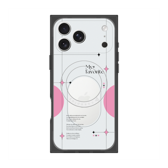 プレミアムスクエアケース with MagSafe［ オリジナル - チェキケース - ピンク ］
