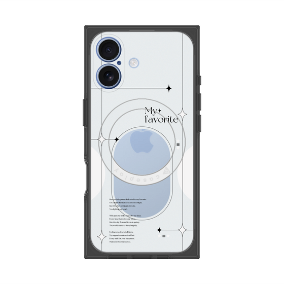 プレミアムスクエアケース with MagSafe［ オリジナル - チェキケース - ホワイト ］