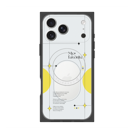プレミアムスクエアケース with MagSafe［ オリジナル - チェキケース - イエロー ］