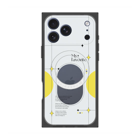 プレミアムスクエアケース with MagSafe［ オリジナル - チェキケース - イエロー ］