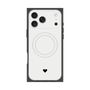 プレミアムスクエアケース with MagSafe［ オリジナル - 推し色ハート - ホワイト ］