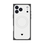 プレミアムスクエアケース with MagSafe［ オリジナル - 推し色ハート - ホワイト ］