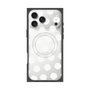 プレミアムスクエアケース with MagSafe［ オリジナル - 推し色水玉 - ホワイト ］