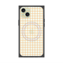 プレミアムスクエアケース with MagSafe［ オリジナル - 推し色チェック - イエロー ］