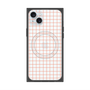 プレミアムスクエアケース with MagSafe［ オリジナル - 推し色チェック - オレンジ ］