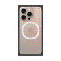 プレミアムスクエアケース with MagSafe［ オリジナル - 推し色チェック - オレンジ ］