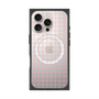 プレミアムスクエアケース with MagSafe［ オリジナル - 推し色チェック - ピンク ］