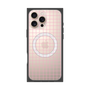 プレミアムスクエアケース with MagSafe［ オリジナル - 推し色チェック - ピンク ］