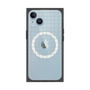 プレミアムスクエアケース with MagSafe［ オリジナル - 推し色チェック - グリーン ］