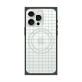 プレミアムスクエアケース with MagSafe［ オリジナル - 推し色チェック - グリーン ］