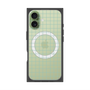 プレミアムスクエアケース with MagSafe［ オリジナル - 推し色チェック - グリーン ］