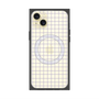 プレミアムスクエアケース with MagSafe［ オリジナル - 推し色チェック - パープル ］