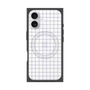 プレミアムスクエアケース with MagSafe［ オリジナル - 推し色チェック - パープル ］