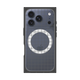 プレミアムスクエアケース with MagSafe［ オリジナル - 推し色チェック - ブラック ］