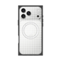 プレミアムスクエアケース with MagSafe［ オリジナル - 推し色チェック - ホワイト ］