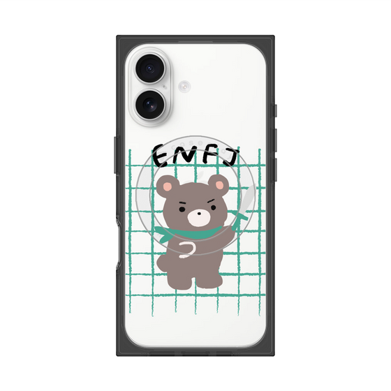 プレミアムスクエアケース with MagSafe［ オリジナル - ENFJ 主人公 - キャラクター ］