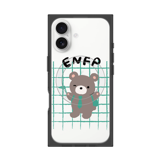 プレミアムスクエアケース with MagSafe［ オリジナル - ENFP 運動家 - キャラクター ］