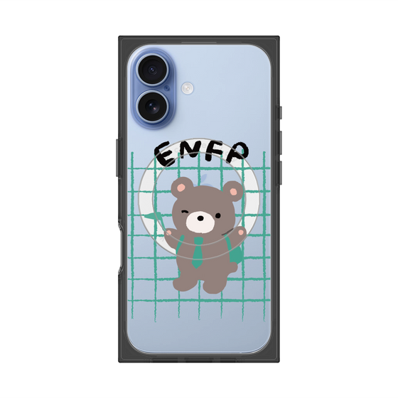 プレミアムスクエアケース with MagSafe［ オリジナル - ENFP 運動家 - キャラクター ］