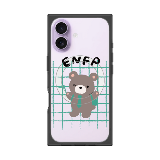 プレミアムスクエアケース with MagSafe［ オリジナル - ENFP 運動家 - キャラクター ］