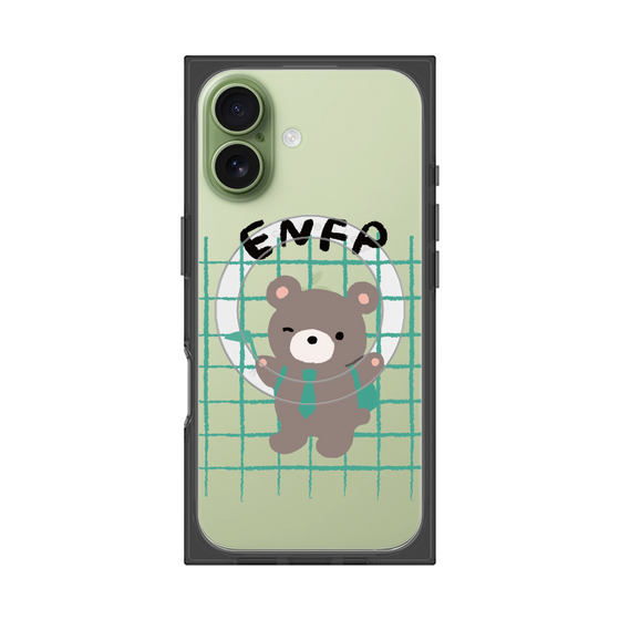 プレミアムスクエアケース with MagSafe［ オリジナル - ENFP 運動家 - キャラクター ］