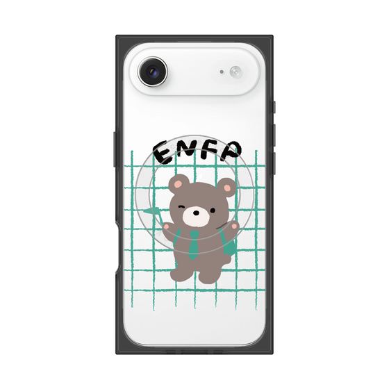 プレミアムスクエアケース with MagSafe［ オリジナル - ENFP 運動家 - キャラクター ］