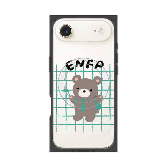 プレミアムスクエアケース with MagSafe［ オリジナル - ENFP 運動家 - キャラクター ］