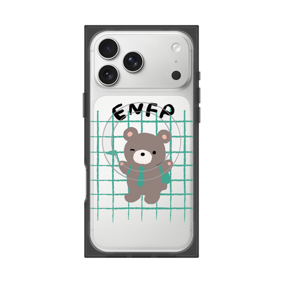 プレミアムスクエアケース with MagSafe［ オリジナル - ENFP 運動家 - キャラクター ］