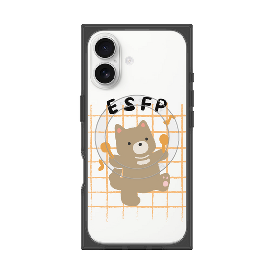 プレミアムスクエアケース with MagSafe［ オリジナル - ESFP エンターテイナー - キャラクター ］